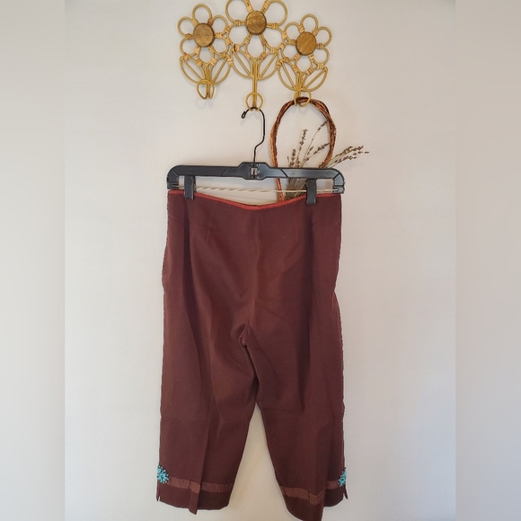 Spenser Jeremy Petite Brown Pants - Picture 1 of 8